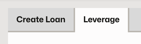 Leverage tab interface