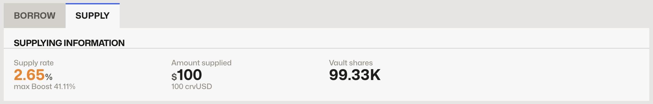 Position overview dashboard